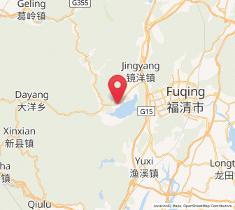 Map of Dongzhang, Fujian