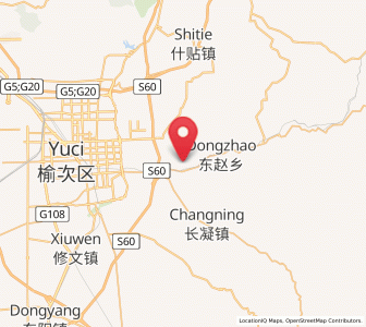 Map of Dongzhao, Shanxi