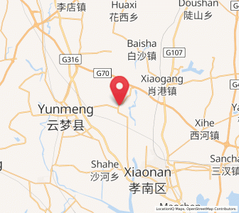 Map of Dougang, Hubei