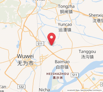 Map of Dougou, Anhui