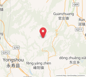 Map of Doujia, Shaanxi