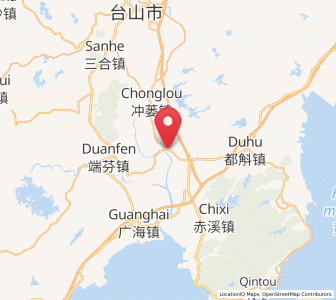 Map of Doushan, Guangdong
