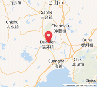 Map of Duanfen, Guangdong