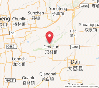 Map of Duanjia, Shaanxi