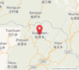 Map of Duanshen, Jiangxi