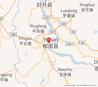 Map of Ducheng, Guangdong