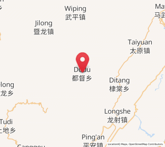 Map of Dudu, Chongqing