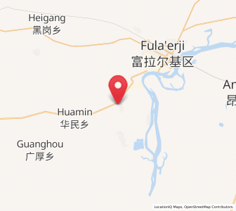Map of Du’ermenqin, Heilongjiang