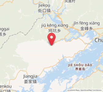 Map of Dujing, Zhejiang