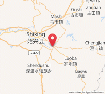 Map of Dungang, Guangdong