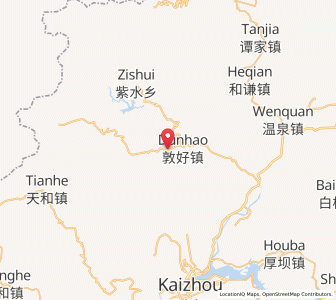 Map of Dunhao, Chongqing