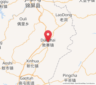 Map of Dunzhai, Guizhou