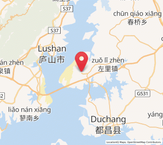 Map of Duobao, Jiangxi