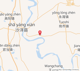 Map of Duobao, Hubei