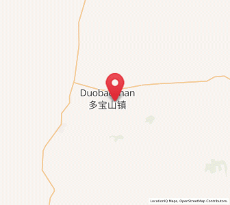 Map of Duobaoshan, Heilongjiang