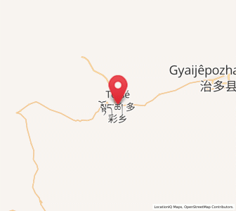 Map of Duocai, Qinghai