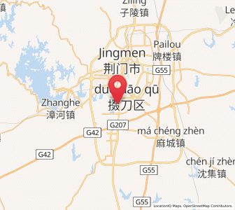 Map of Duodaoshi, Hubei