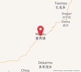 Map of Duofudu, Qinghai