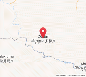 Map of Duosong, Qinghai
