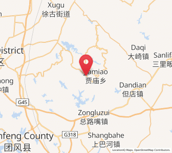 Map of Dupi, Hubei