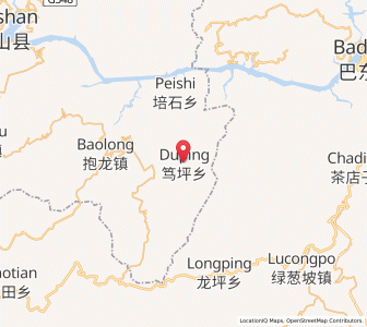 Map of Duping, Chongqing