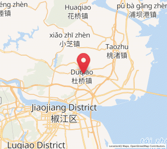 Map of Duqiao, Zhejiang