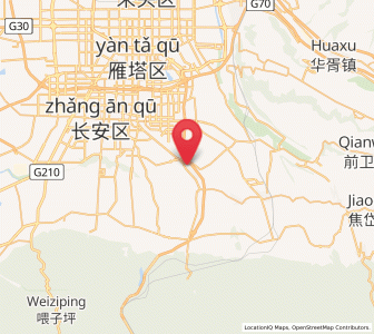 Map of Duqu, Shaanxi