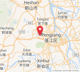 Map of Duruan, Guangdong