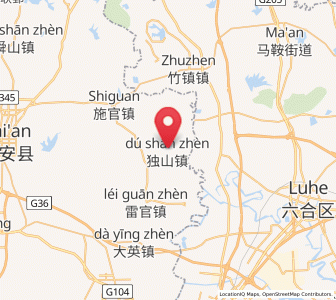 Map of Dushan, Anhui