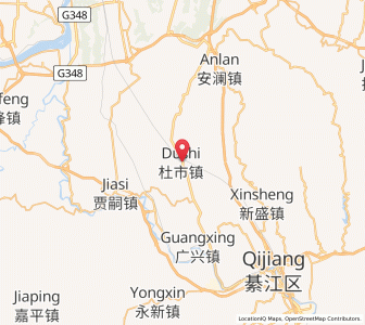 Map of Dushi, Chongqing