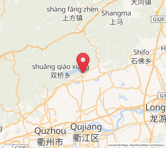 Map of Duze, Zhejiang