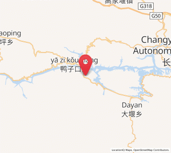 Map of Duzhenwan, Hubei