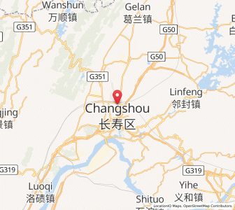 Map of Duzhou, Chongqing