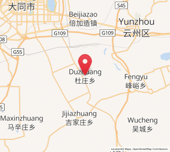 Map of Duzhuang, Shanxi