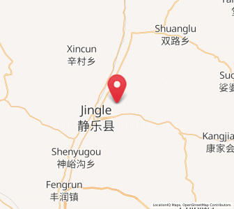 Map of Echeng, Shanxi