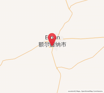 Map of E’erguna, Inner Mongolia
