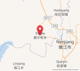Map of E’erhe, Inner Mongolia
