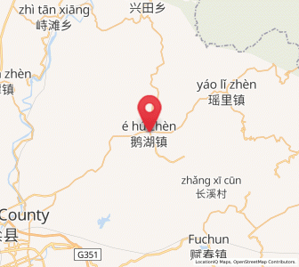 Map of Ehu, Jiangxi