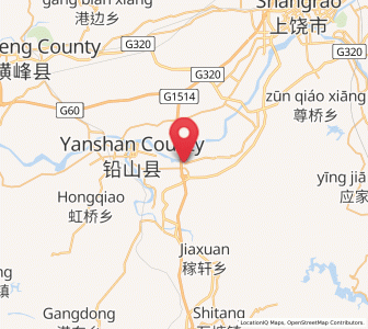 Map of Ehu, Jiangxi