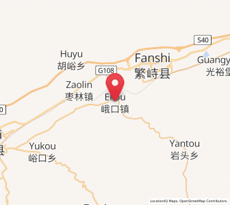 Map of Ekou, Shanxi