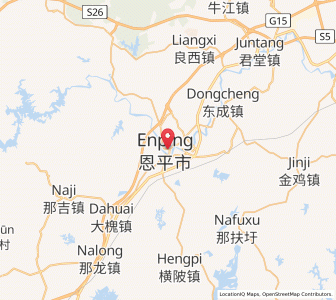 Map of Encheng, Guangdong