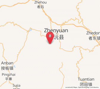 Map of Enle, Yunnan
