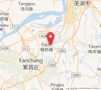Map of Eqiao, Anhui