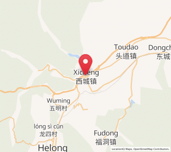Map of Erdao, Jilin