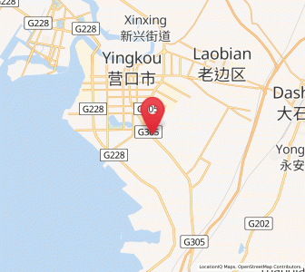 Map of Erdao, Liaoning