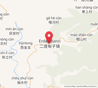 Map of Erdaodianzi, Jilin