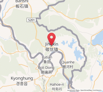 Map of Erdaopaozi, Jilin