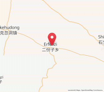 Map of Erfenzi, Inner Mongolia