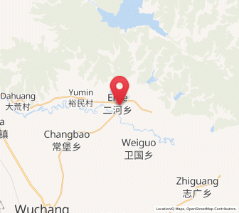 Map of Erhe, Heilongjiang
