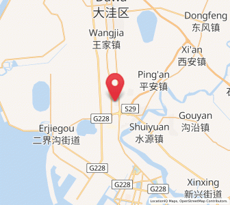 Map of Erjiegou, Liaoning